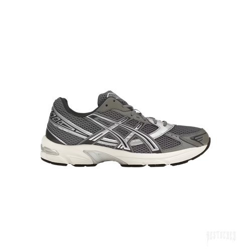 ASICS GEL-1130 Clay Grey/Pure Silver sneaker with mesh upper, synthetic leather overlays, and GEL™ technology.