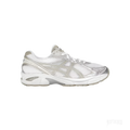ASICS GT-2160 "White/Putty" sneaker with breathable mesh upper and silver synthetic overlays.