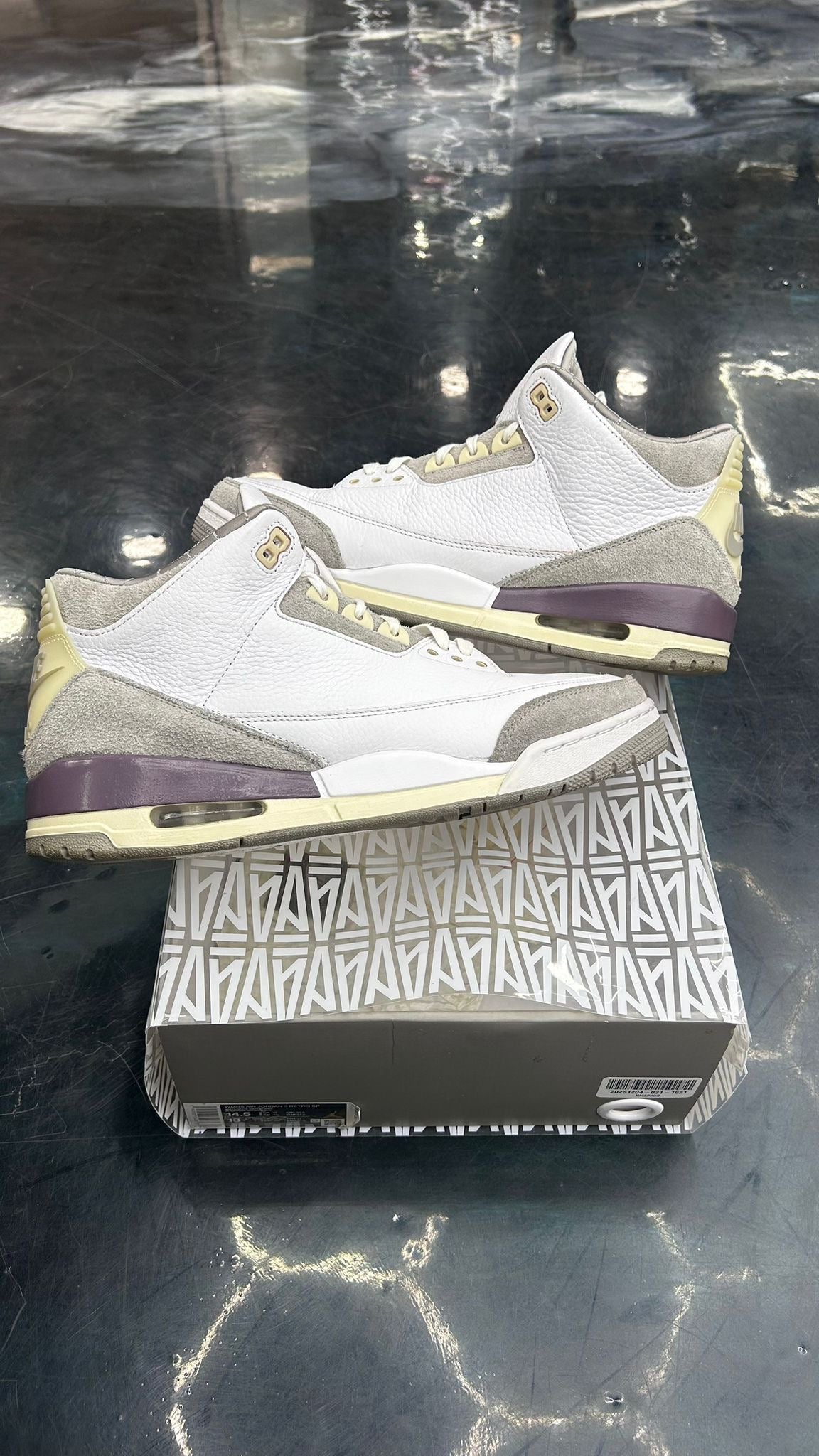 JORDAN 3 RETRO SP A MA MANIERE (WOMENS) PRE OWNED SIZE 14.5W 13 M