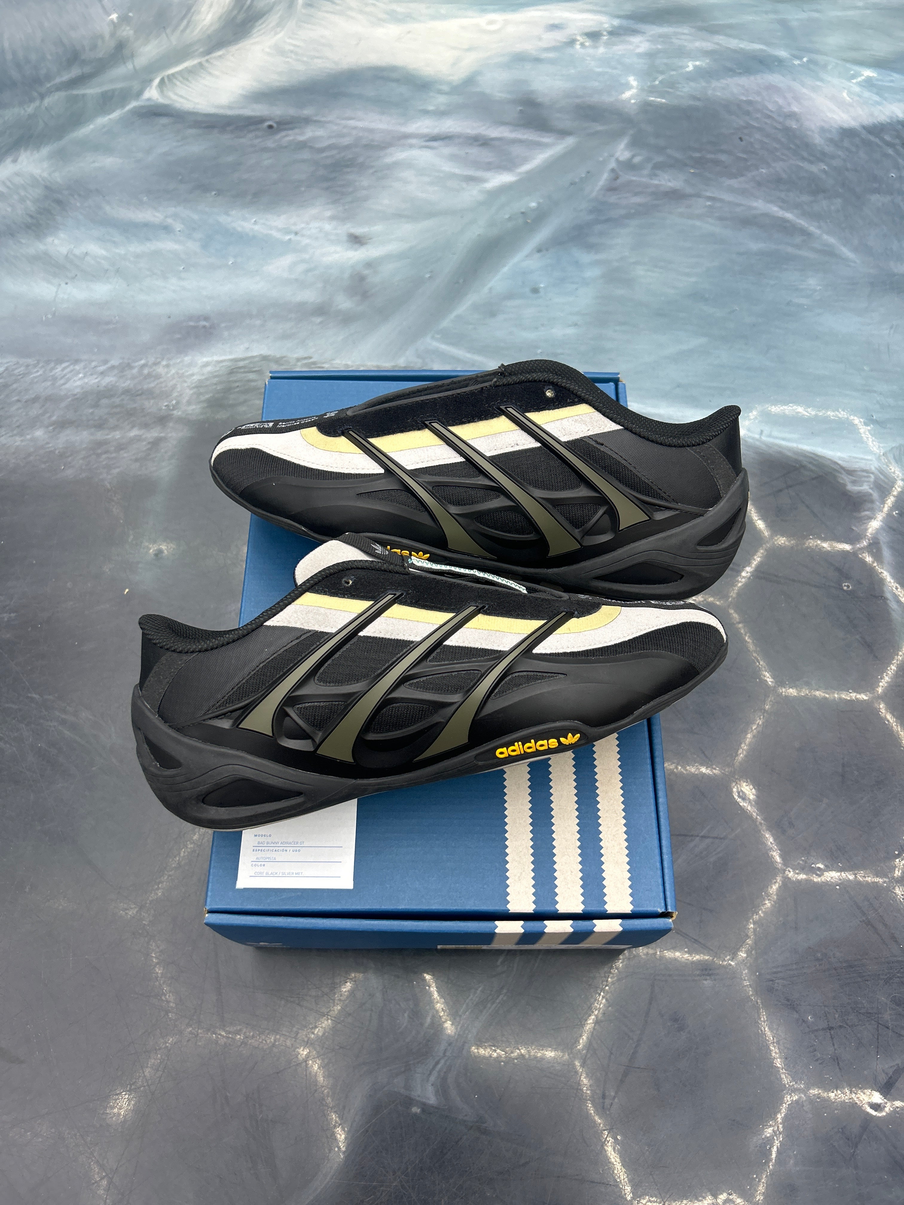 ADIDAS ADIRACER GT BAD BUNNY X MERCEDES AMG BRANCH SAND PRE OWNED SIZE 8