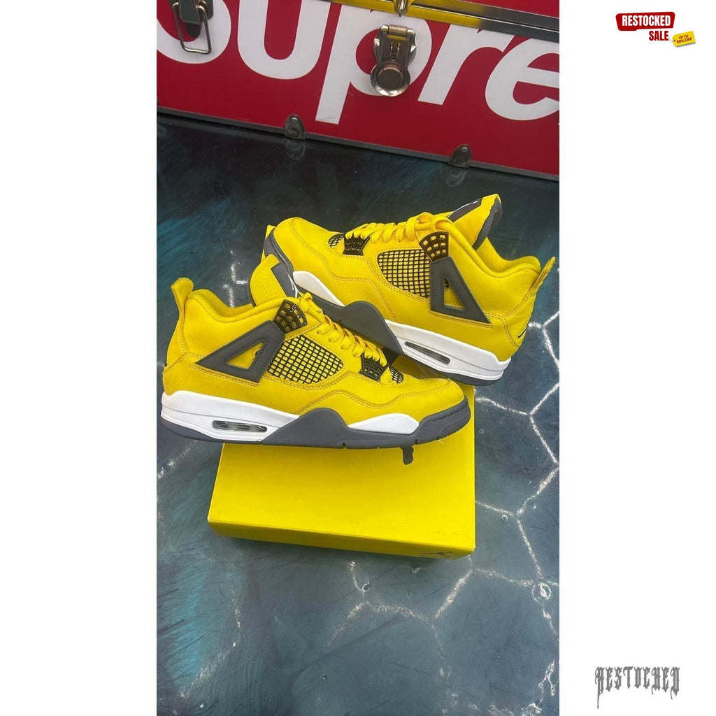 JORDAN 4 RETRO LIGHTNING PRE OWNED SIZE 10.5