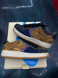 NIKE AIR FORCE 1 LOW TRAVIS SCOTT CACTUS JACK PRE OWNED SIZE 13