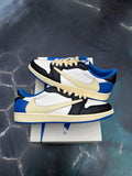 JORDAN 1 RETRO LOW OG SP FRAGMENT X TRAVIS SCOTT PRE OWNED SIZE 10.5