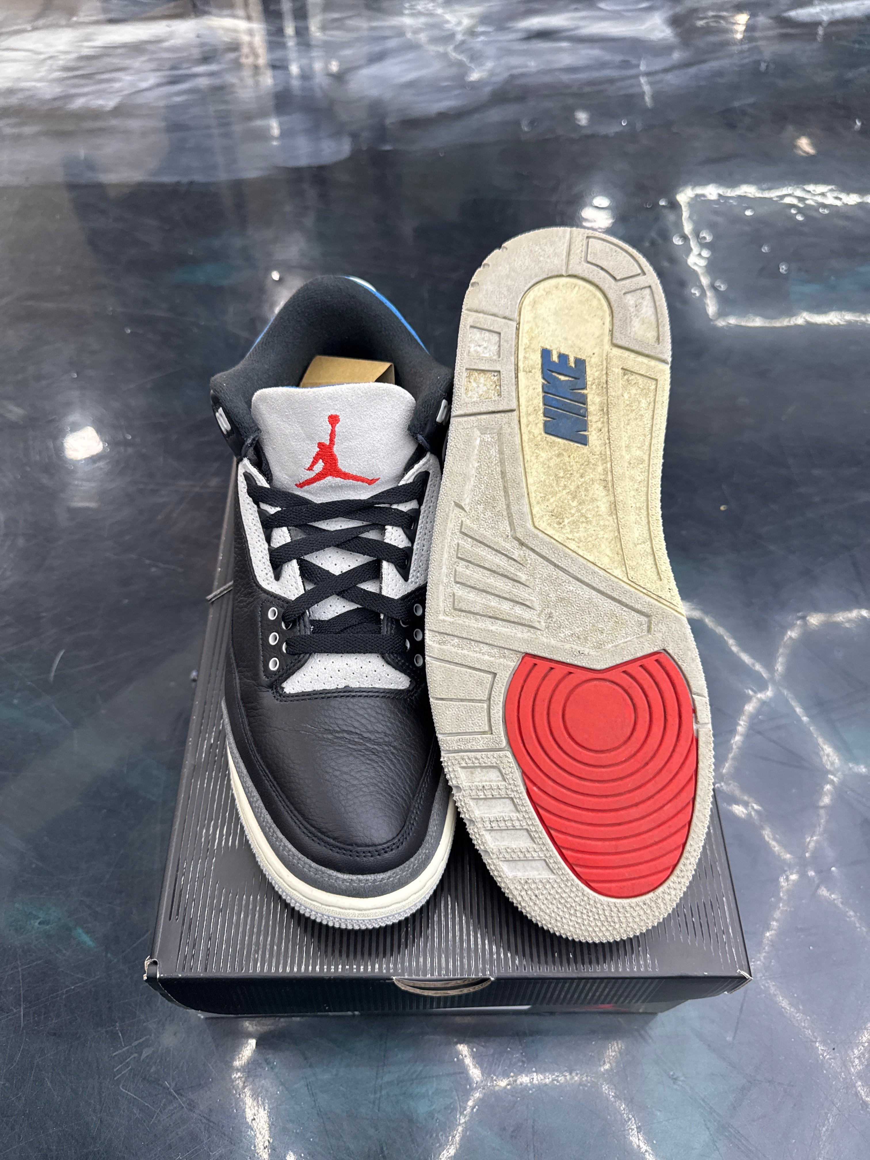 JORDAN 3 RETRO RARE AIR PRE OWNED SIZE 11