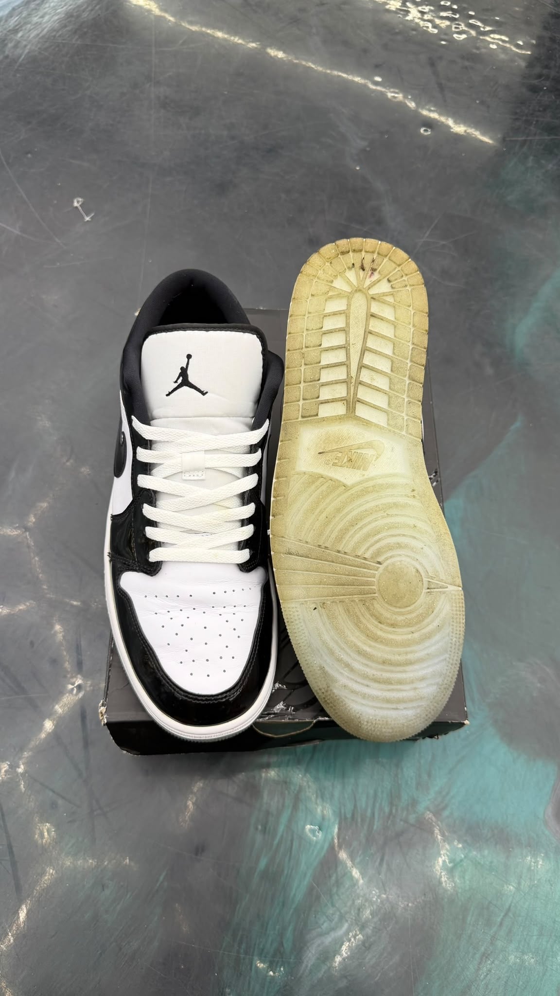 JORDAN 1 LOW SE CONCORD PRE OWNED SIZE 13