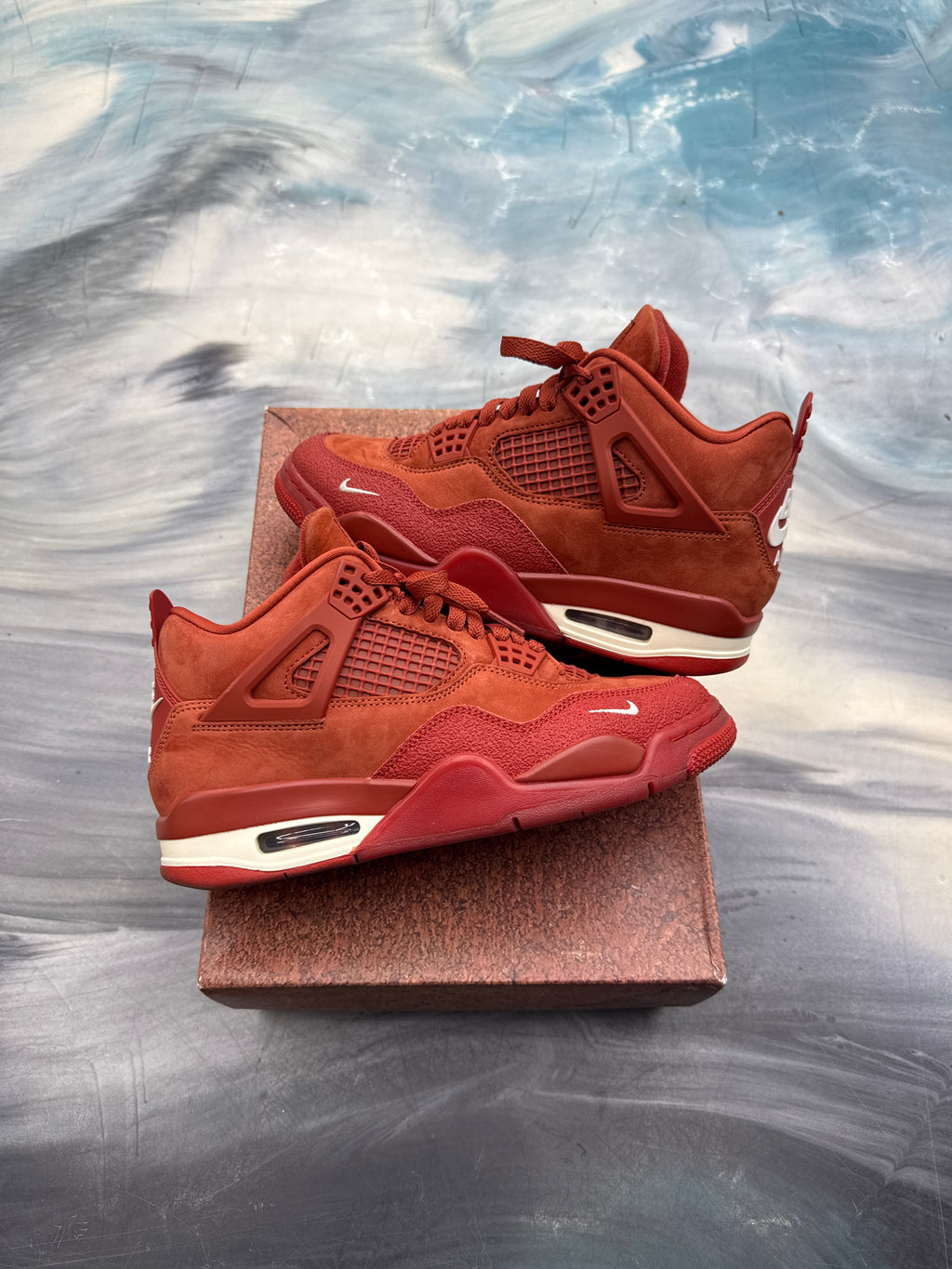 AIR JORDAN 4 RETRO OG SP NIGEL SYLVESTER BRICK BY BRICK PRE OWNED SIZE 7