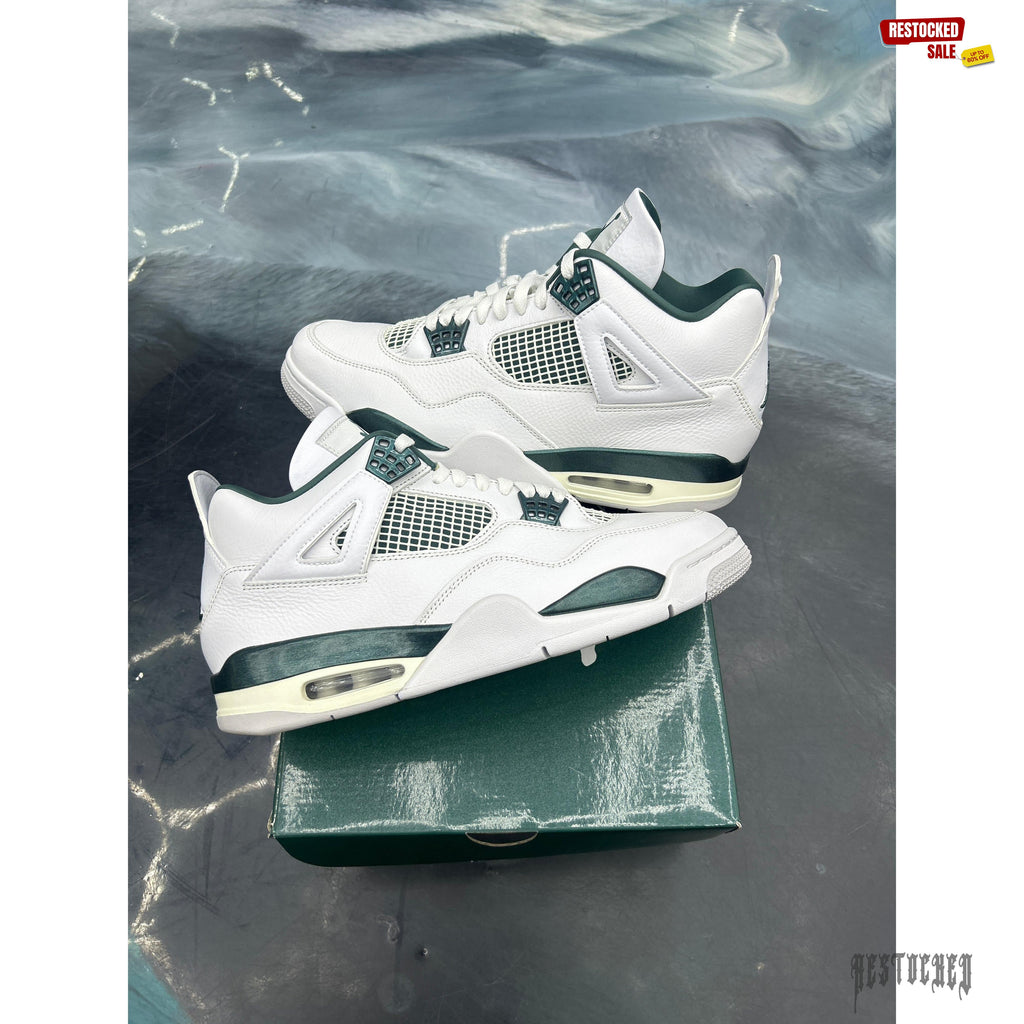 JORDAN 4 RETRO OXIDIZED GREEN PRE OWNED SIZE 12