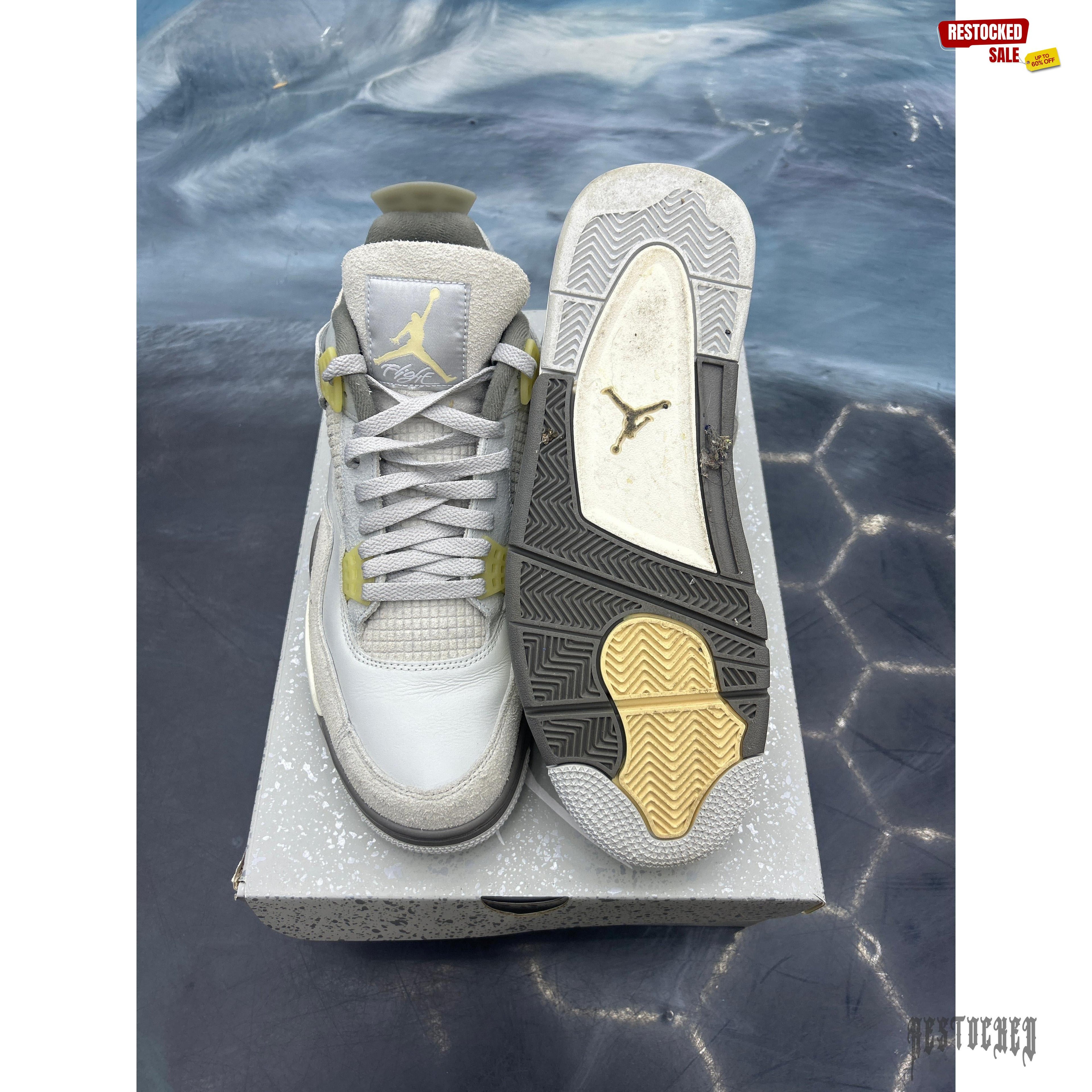 JORDAN 4 RETRO SE CRAFT PHOTOM DUST PRE OWNED SIZE 12