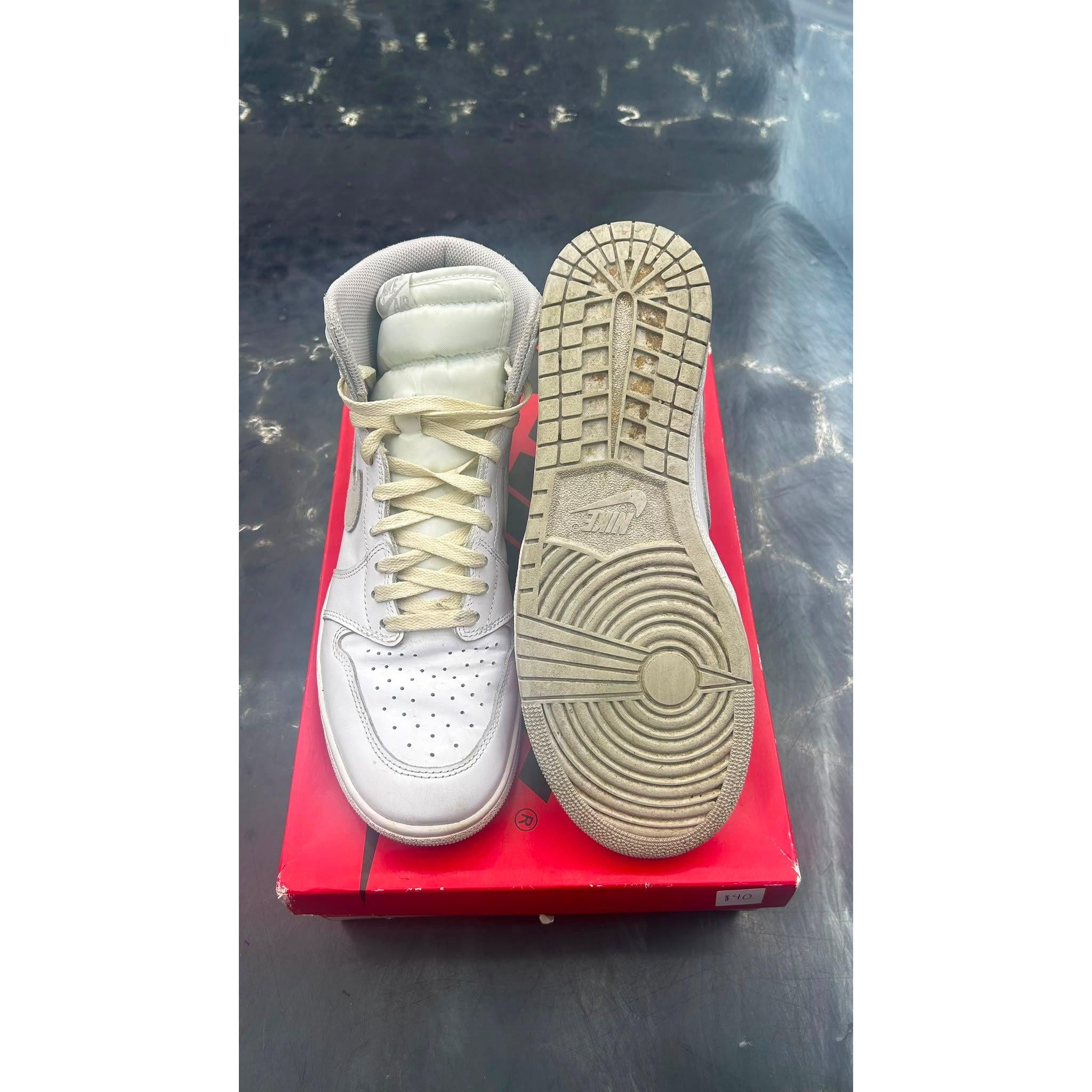 JORDAN 1 RETRO HIGH 85 NEUTRAL GREY PRE OWNED SIZE 11