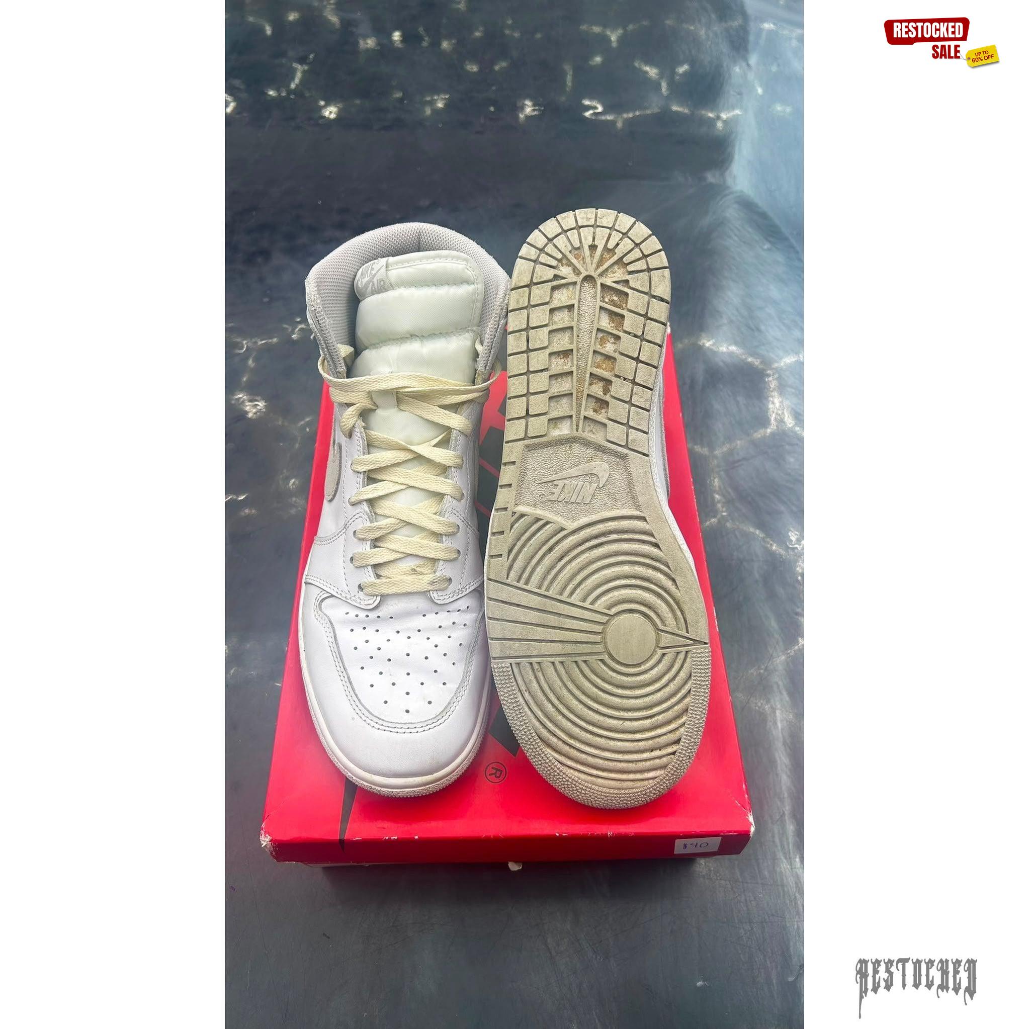 JORDAN 1 RETRO HIGH 85 NEUTRAL GREY PRE OWNED SIZE 11
