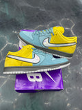 NIKE SB DUNK LOW PRO MUNI LIGHT DENIM TURQUOISE PRE OWNED SIZE 10.5