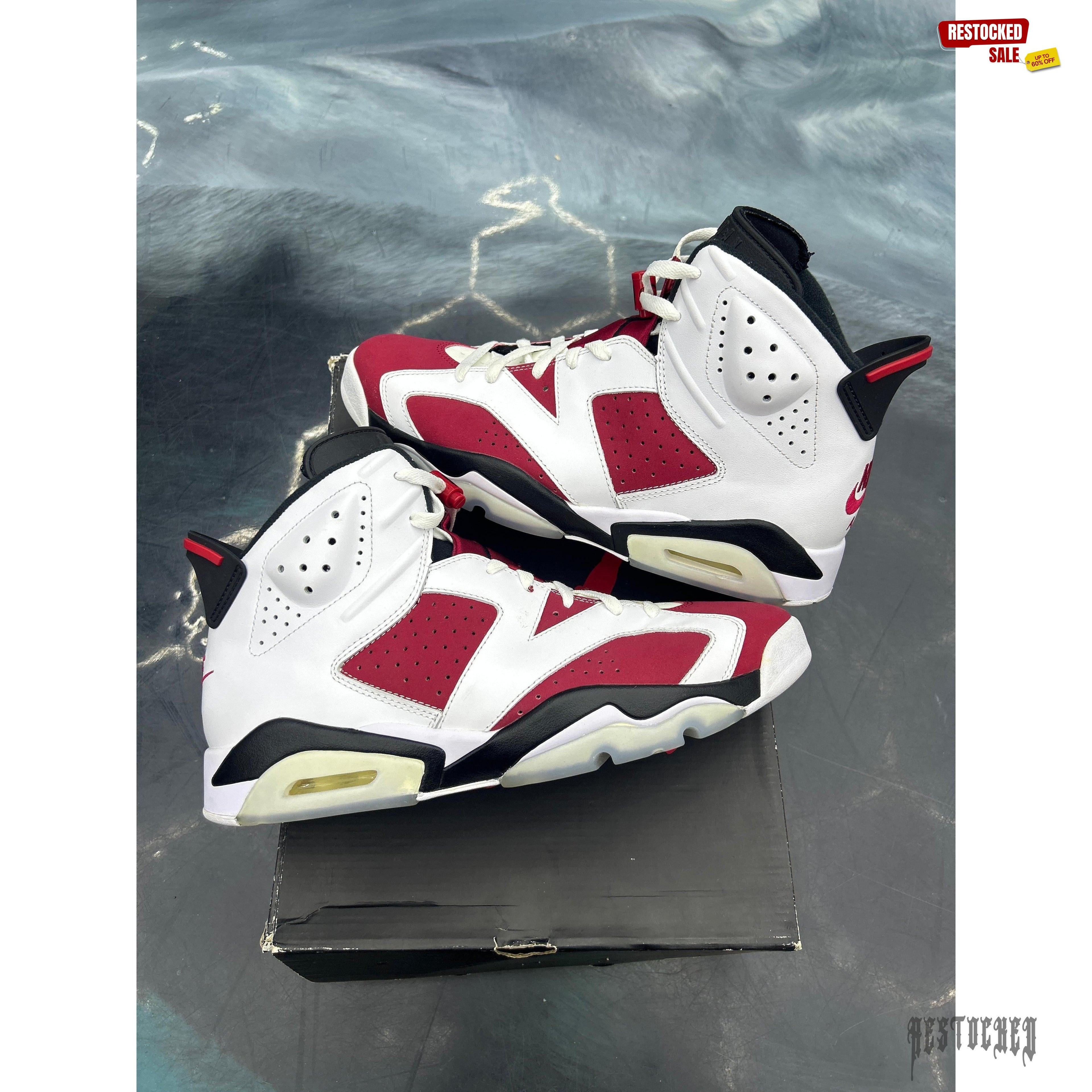 JORDAN 6 RETRO CARDINAL PRE OWNED SIZE 11.5