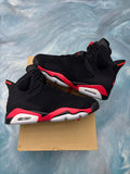 JORDA 6 RETRO INFRARED SALESMAN SIZE 12 PRE OWNED