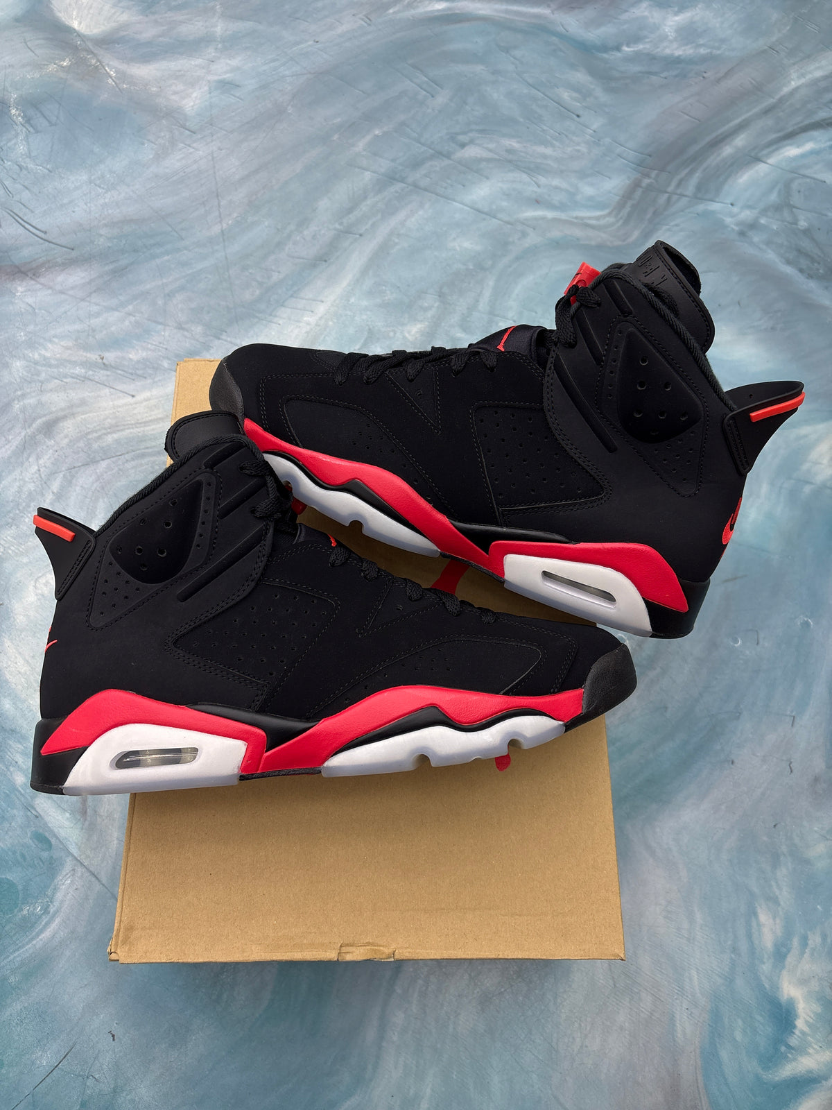 JORDA 6 RETRO INFRARED SALESMAN SIZE 12 PRE OWNED