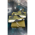 JORDAN 4 RETRO SE CRAFT MEDIUM OLIVE PRE OWNED SIZE 13