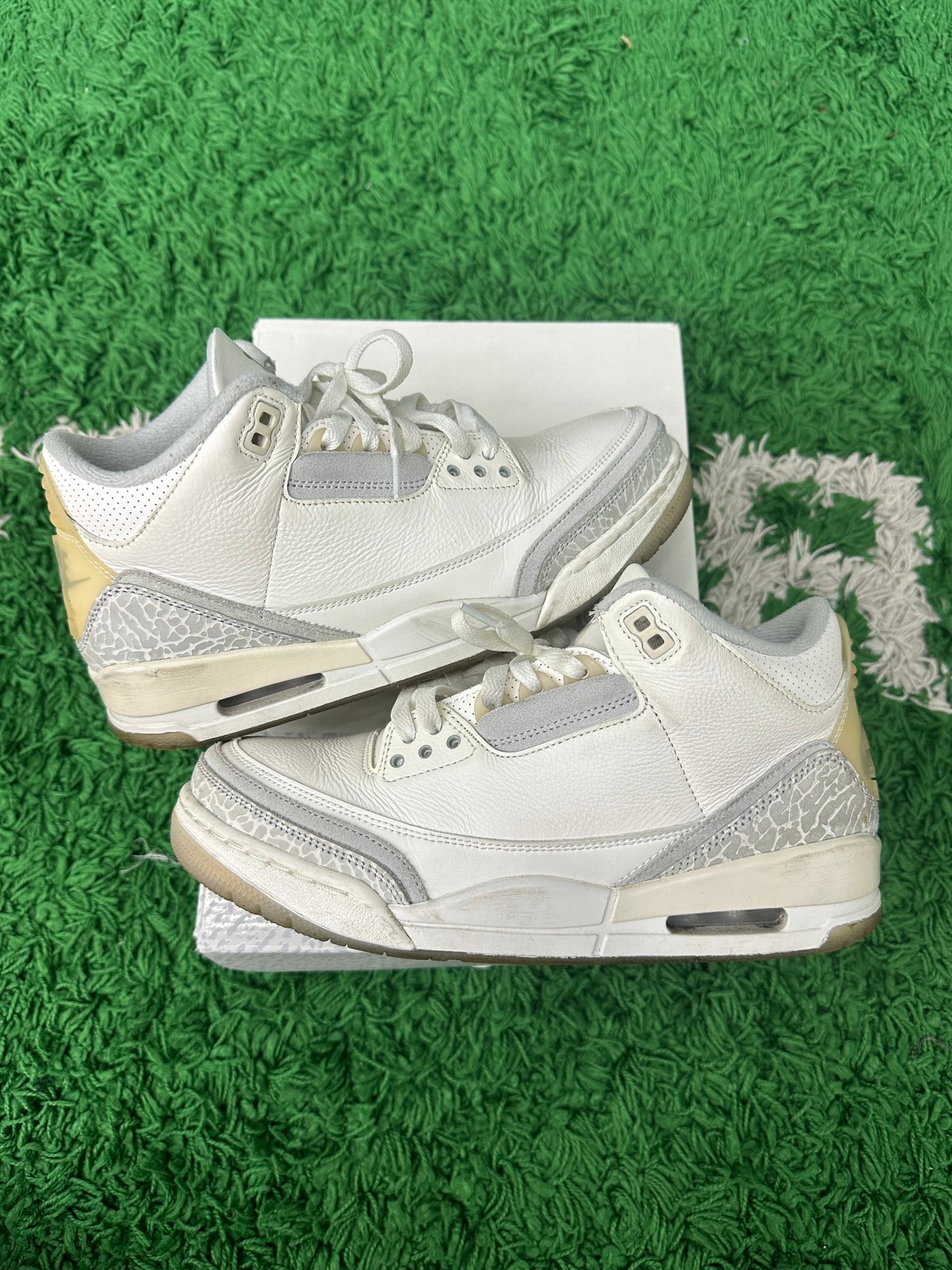 JORDAN 3 RETRO CRAFT IVORY PRE-OWNED SIZE 9