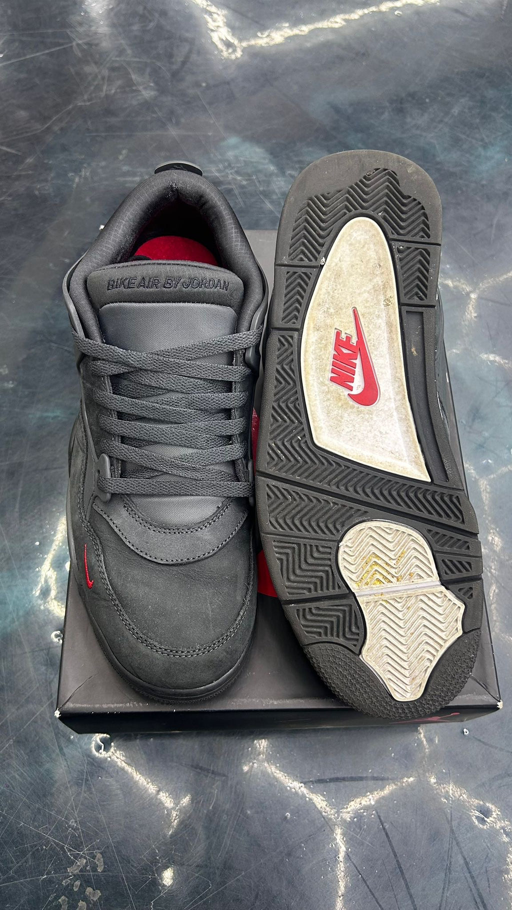 JORDAN 4 RM SP NIGEL SYLVESTER DRIVEWAY GREY PRE OWNED SIZE 11