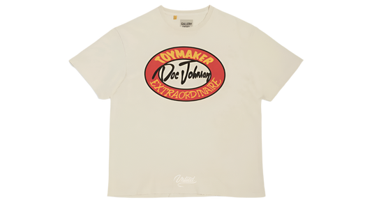 GALLERY DEPT. TOYMAKER DOC JOHNSON TEE ANTIQUE WHITE/CREAM