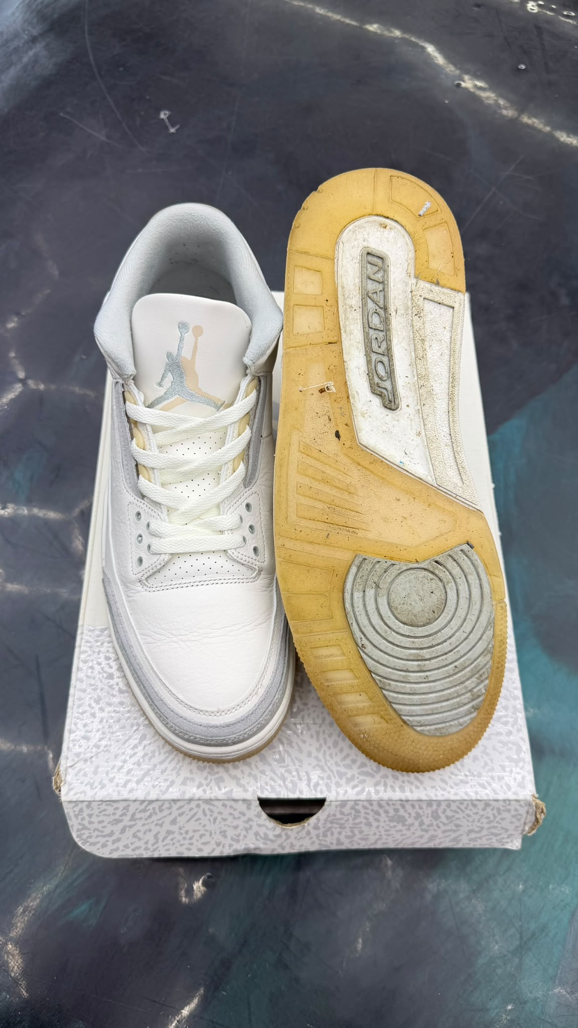 JORDAN 3 RETRO CRAFT PRE OWNED SIZE 13