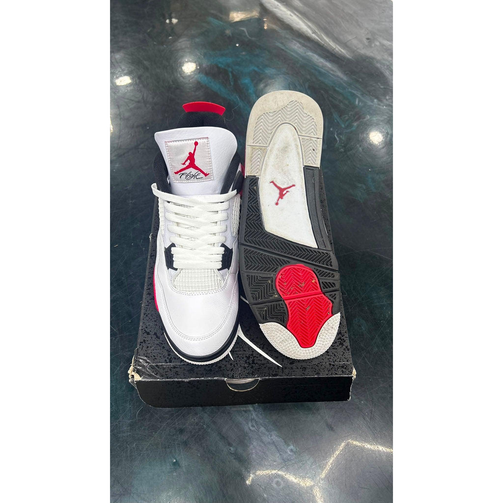 JORDAN 4 RETRO RED CEMENT PRE OWNED SIZE 13
