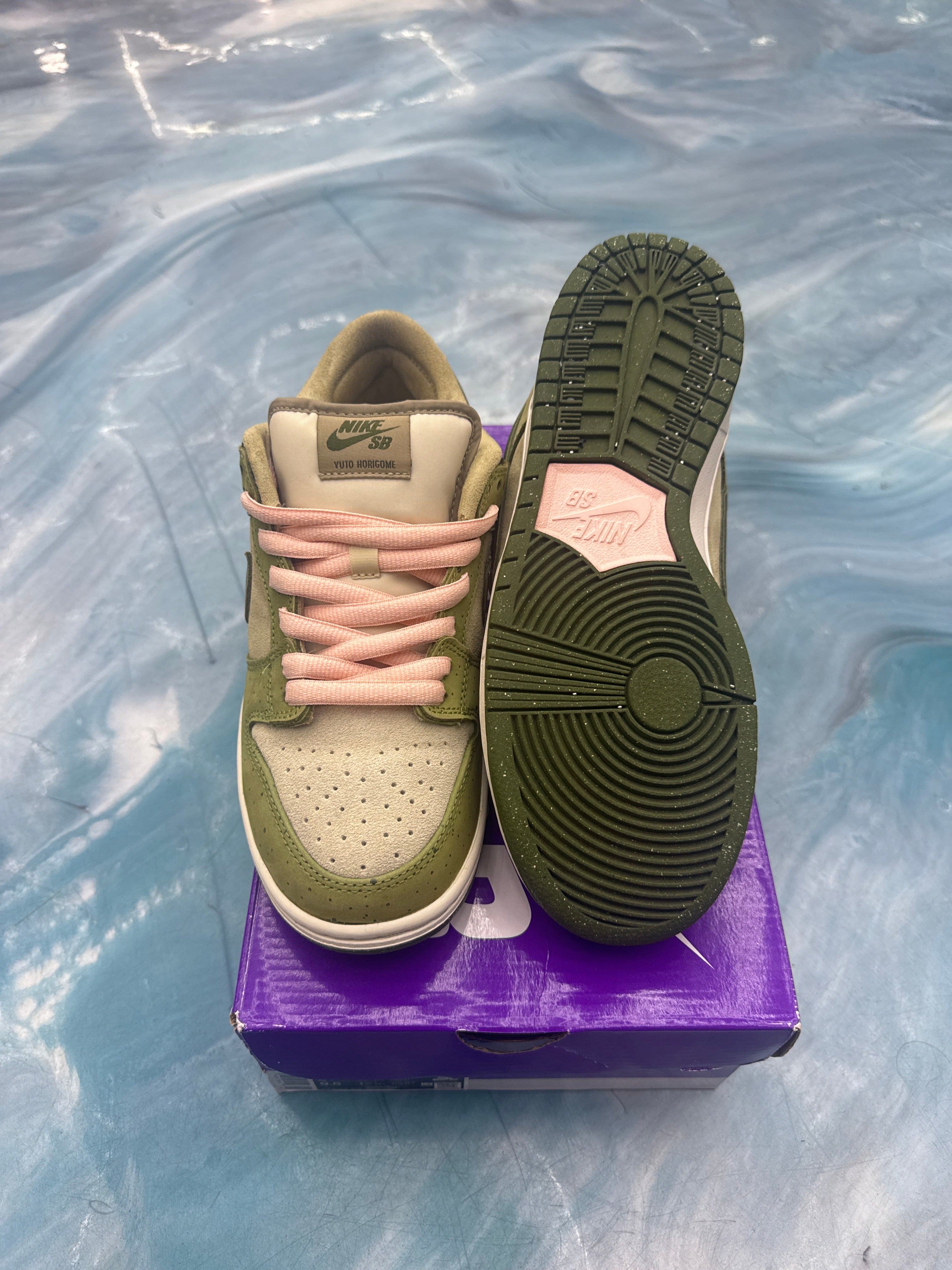 NIKE SB DUNK LOW YUTO HORIGOME MATCHA PRE OWNED SIZE 8