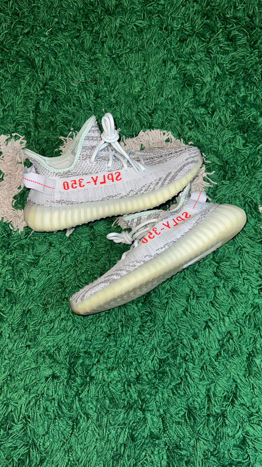 ADIDAS YEEZY BOOST 350 V2 BLUE TINT PRE-OWNED SIZE 8.5