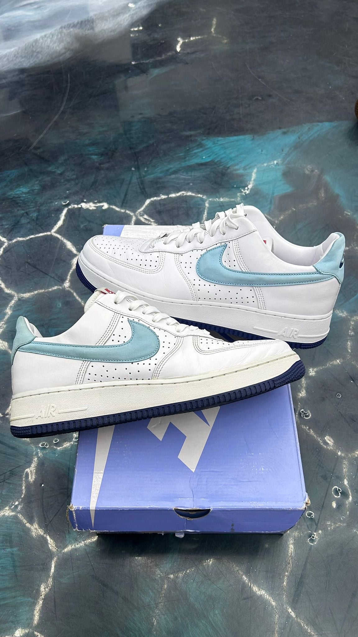NIKE AIR FORCE 1 LOW PURTO RICO PRE OWNED SIZE 12