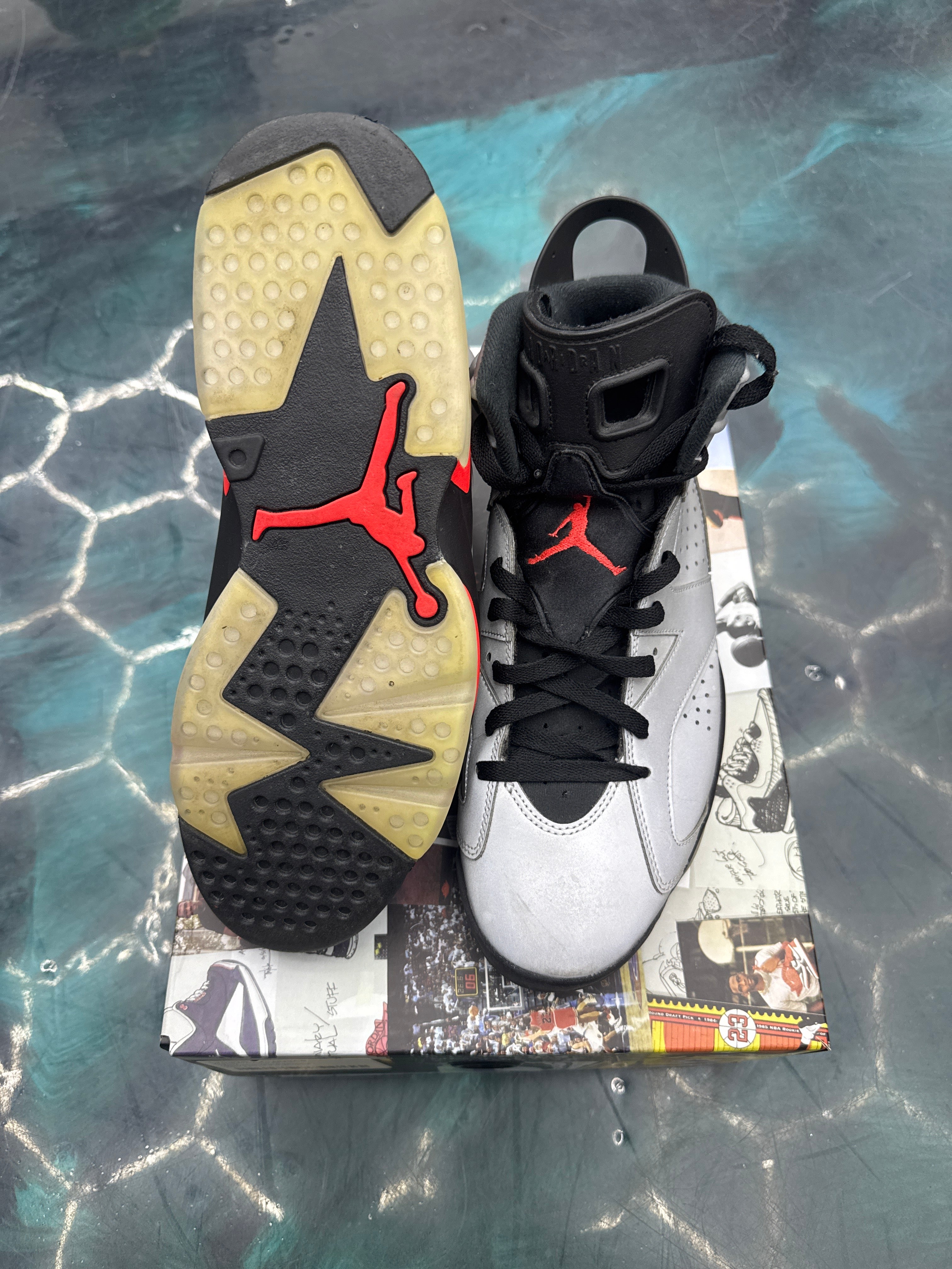 JORDAN 6 RETRO REFLECTIONS OF A CHAMPION PRE OWNED SIZE 11