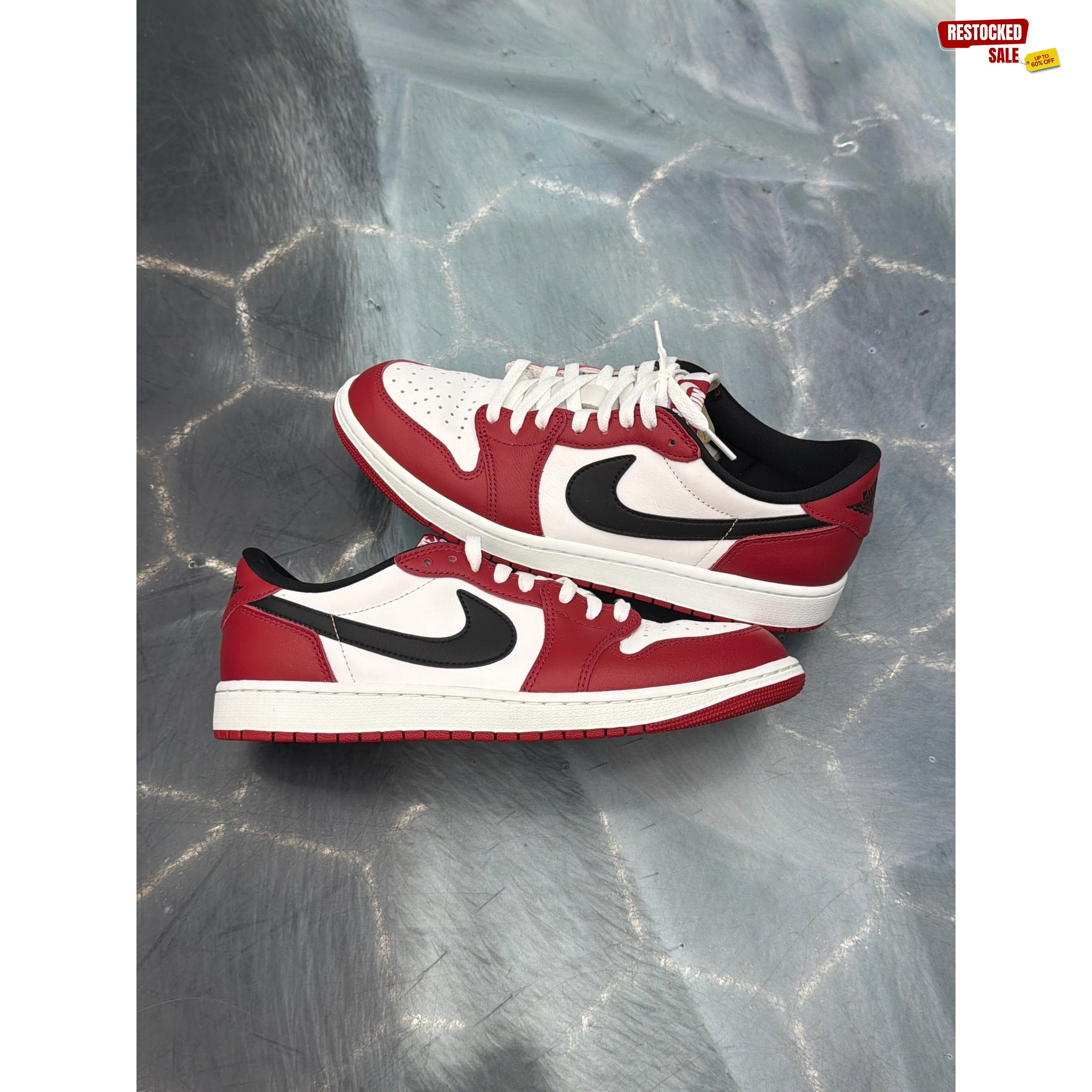 JORDAN 1 RETRO LOW OG CHICAGO PRE OWNED SIZE 10.5