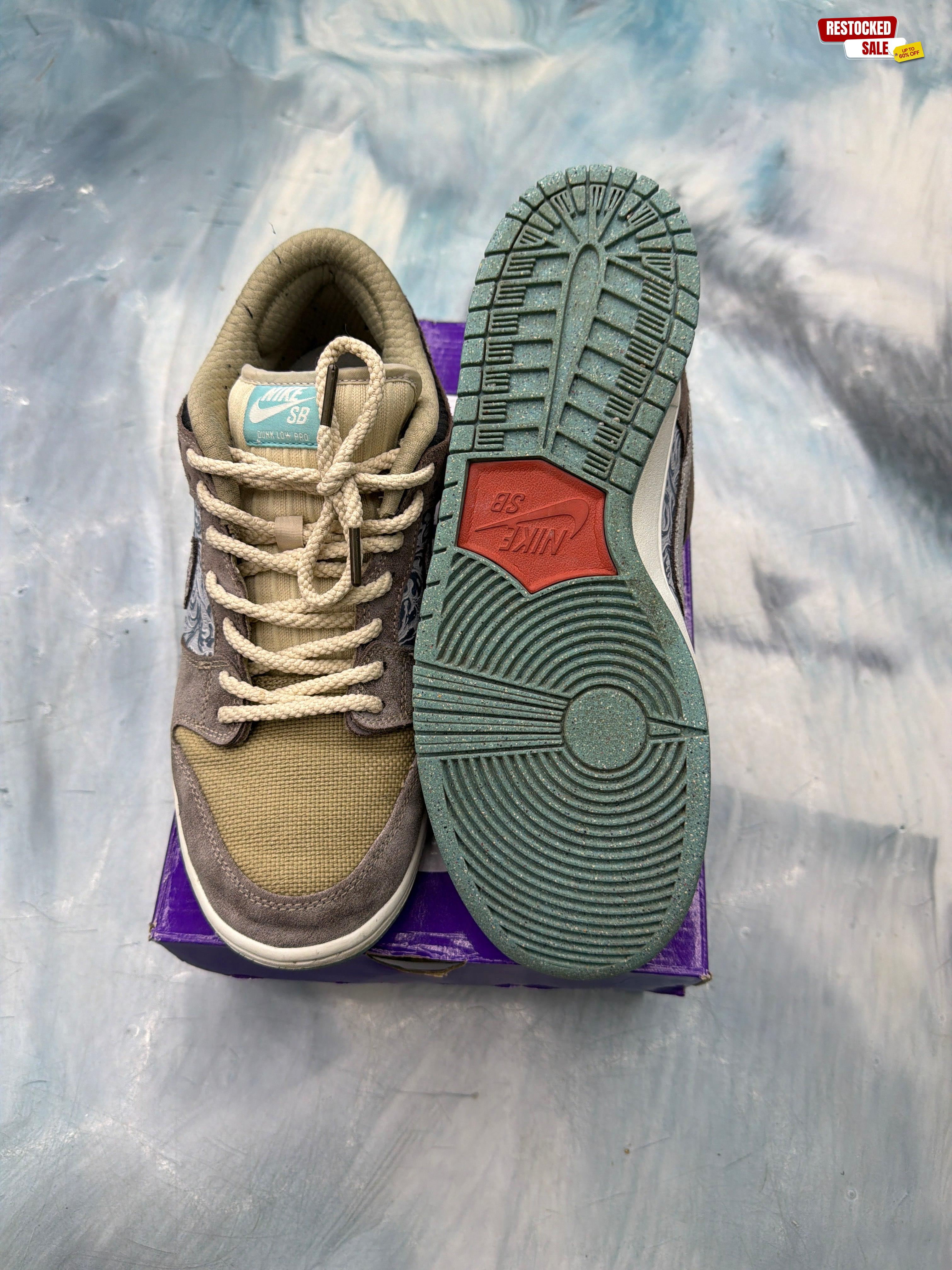 NIKE SB DUNK LOW BIG MONEY SAVINGS PRE OWNED SIZE 12
