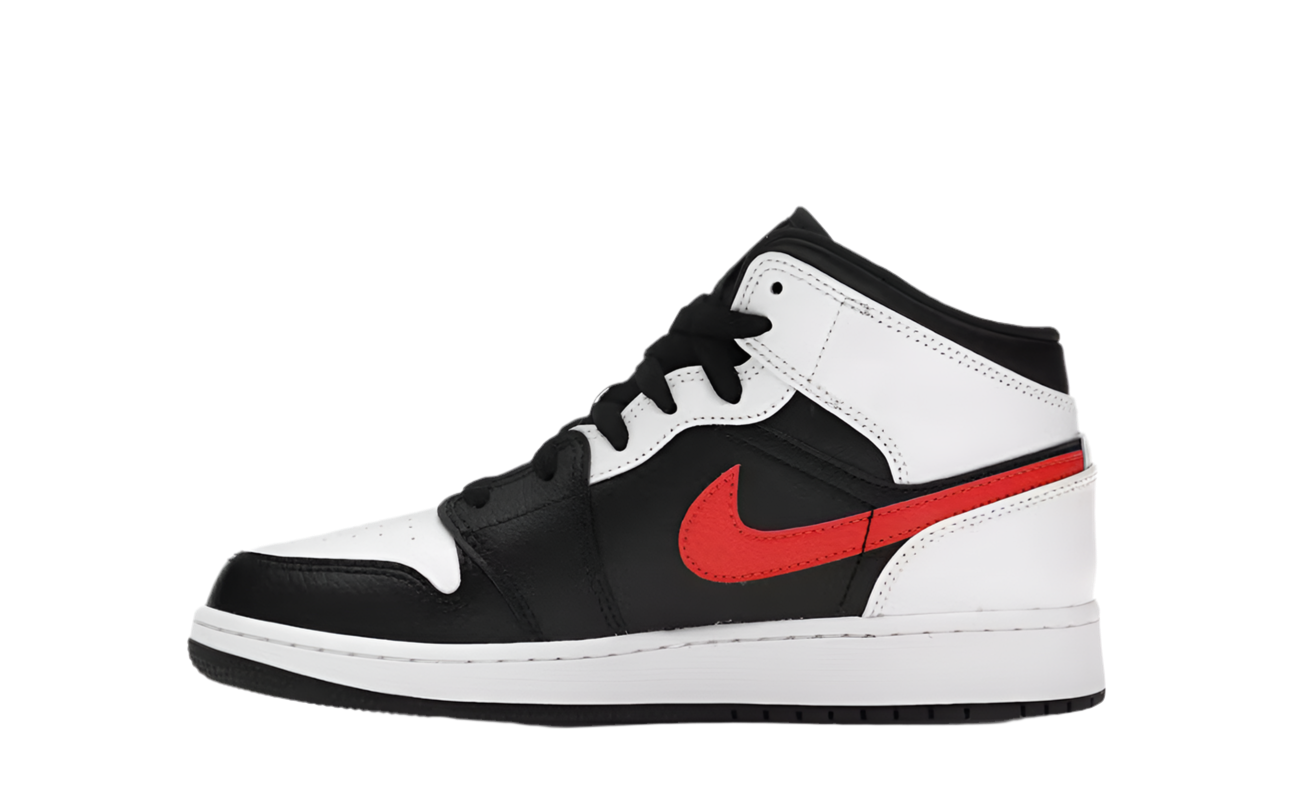 JORDAN 1 WHITE BLACK CHILE RED (GS)