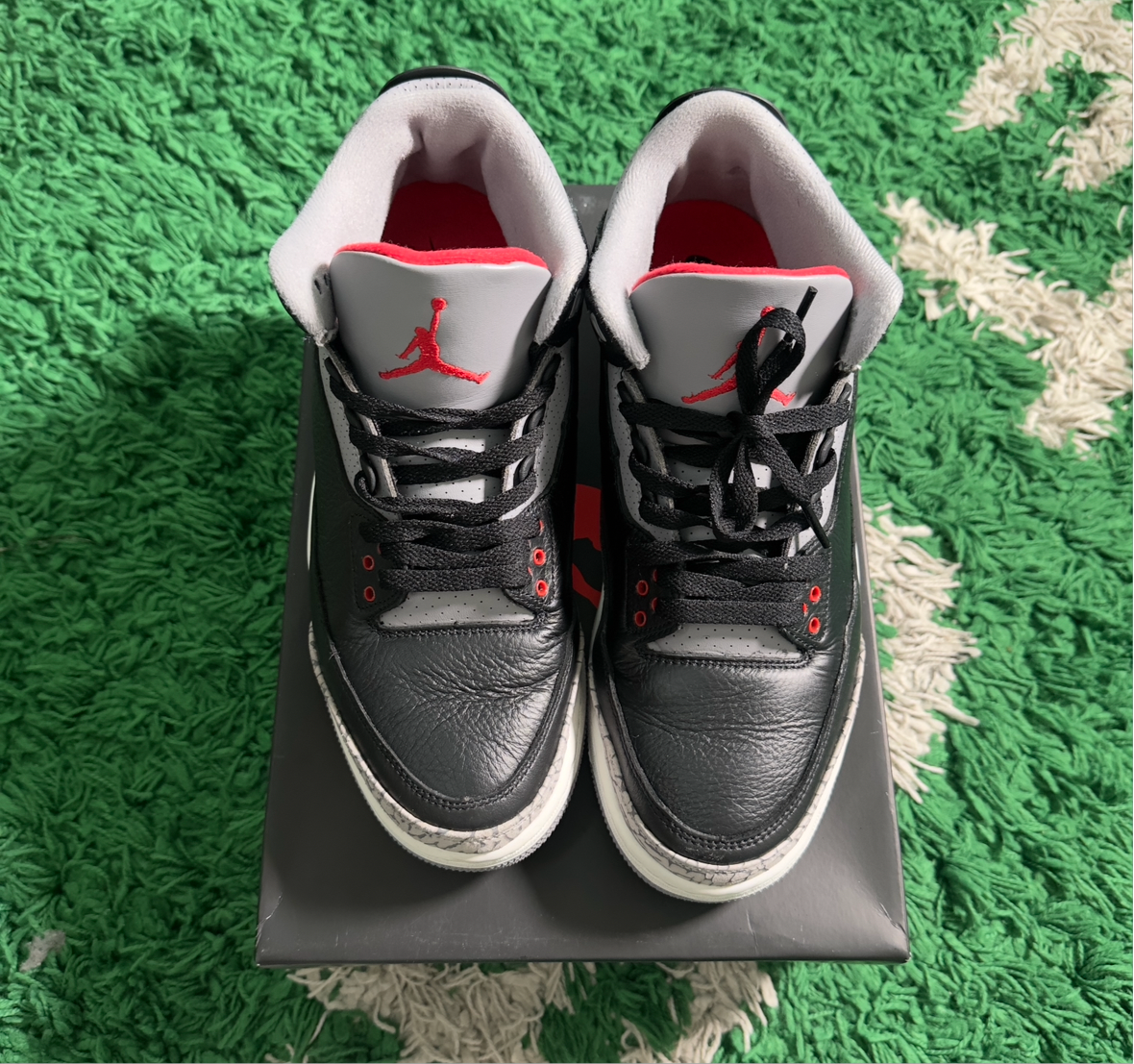 JORDAN 3 RETROOG BLACK CEMENT (2024) PRE-OWNED SIZE 10