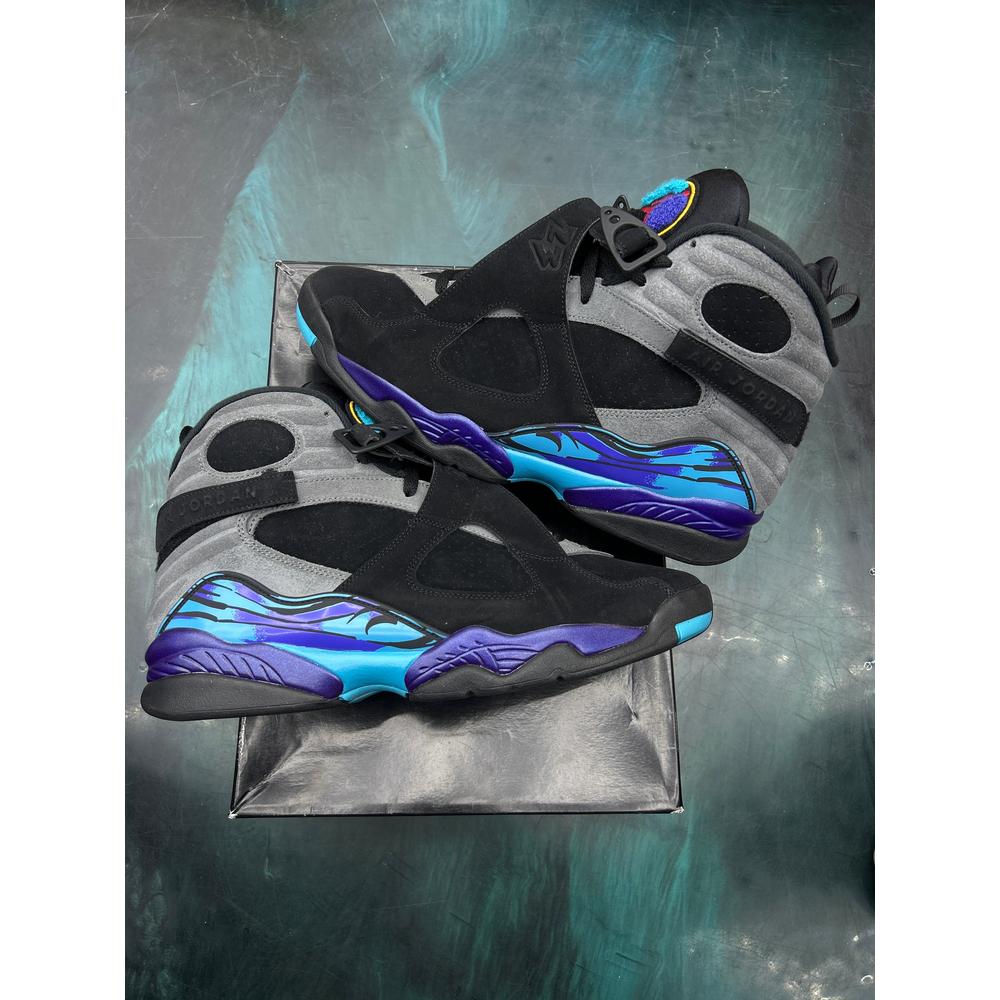 JORDAN 8 RETRO AQUA PRE OWNED SIZE 13