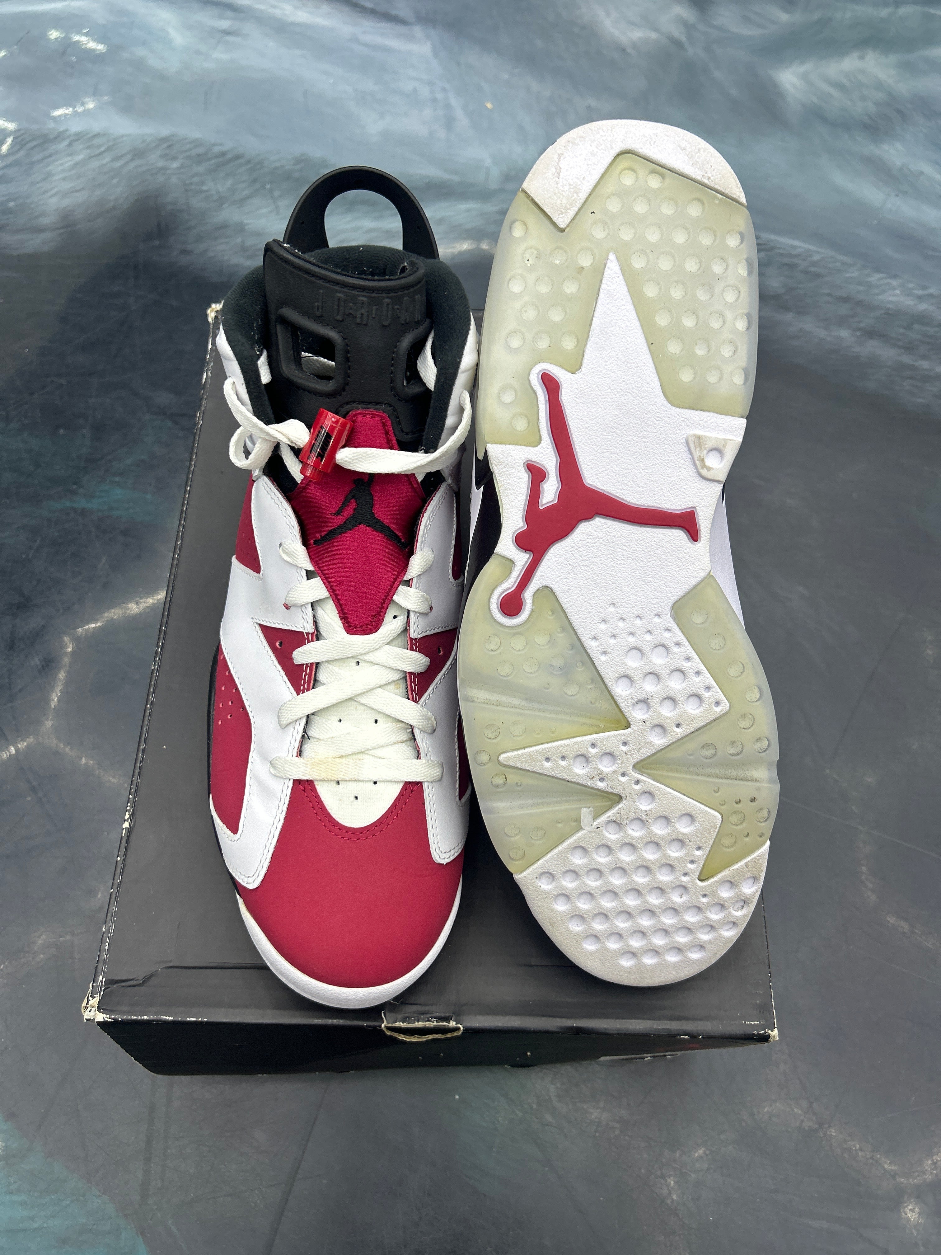 JORDAN 6 RETRO CARDINAL PRE OWNED SIZE 11.5