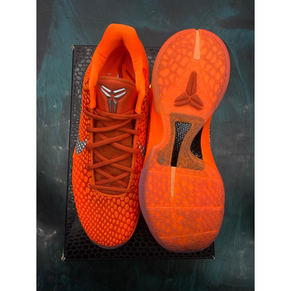 NIKE KOBE 6 PROTRO TOTAL ORANGE PRE OWNED SIZE 11.5
