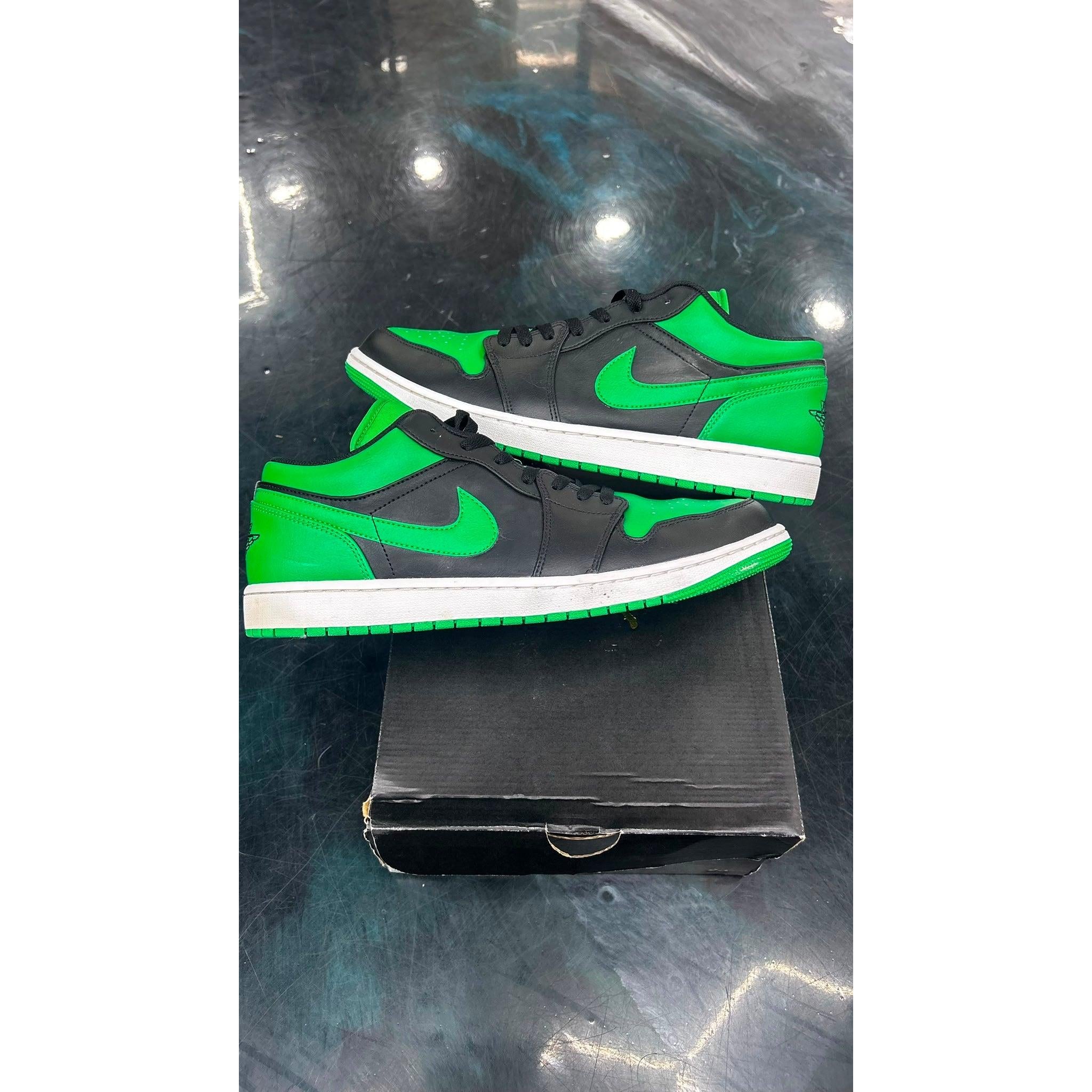 JORDAN 1 LOW LUCKY GREEN PRE OWNED SIZE 13