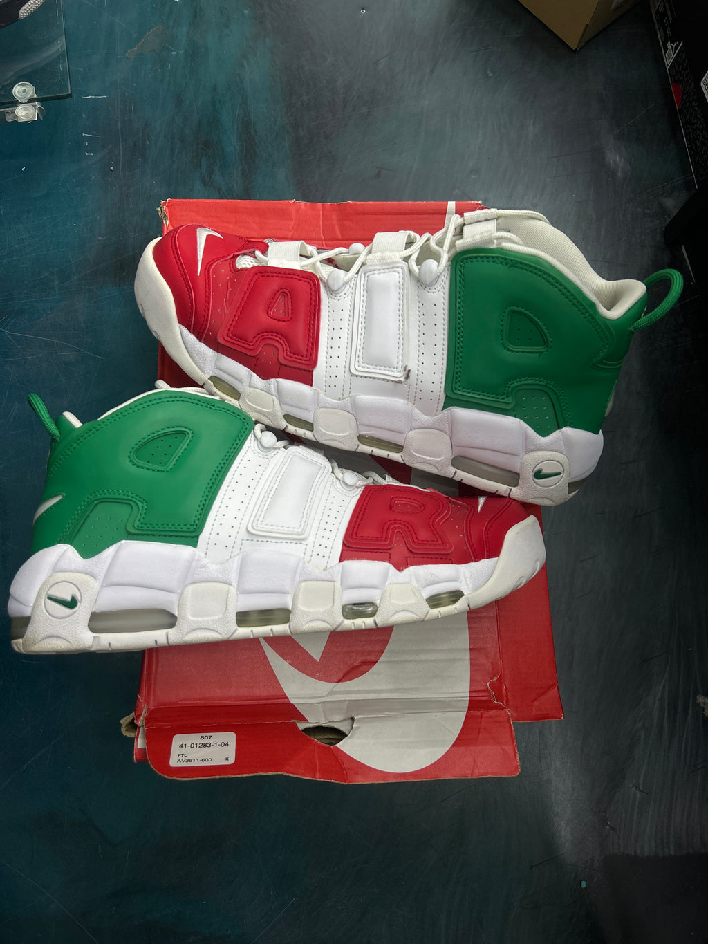 NIKE AIR MORE UPTEMPO 96 ITALY SIZE 13 PRE OWNED
