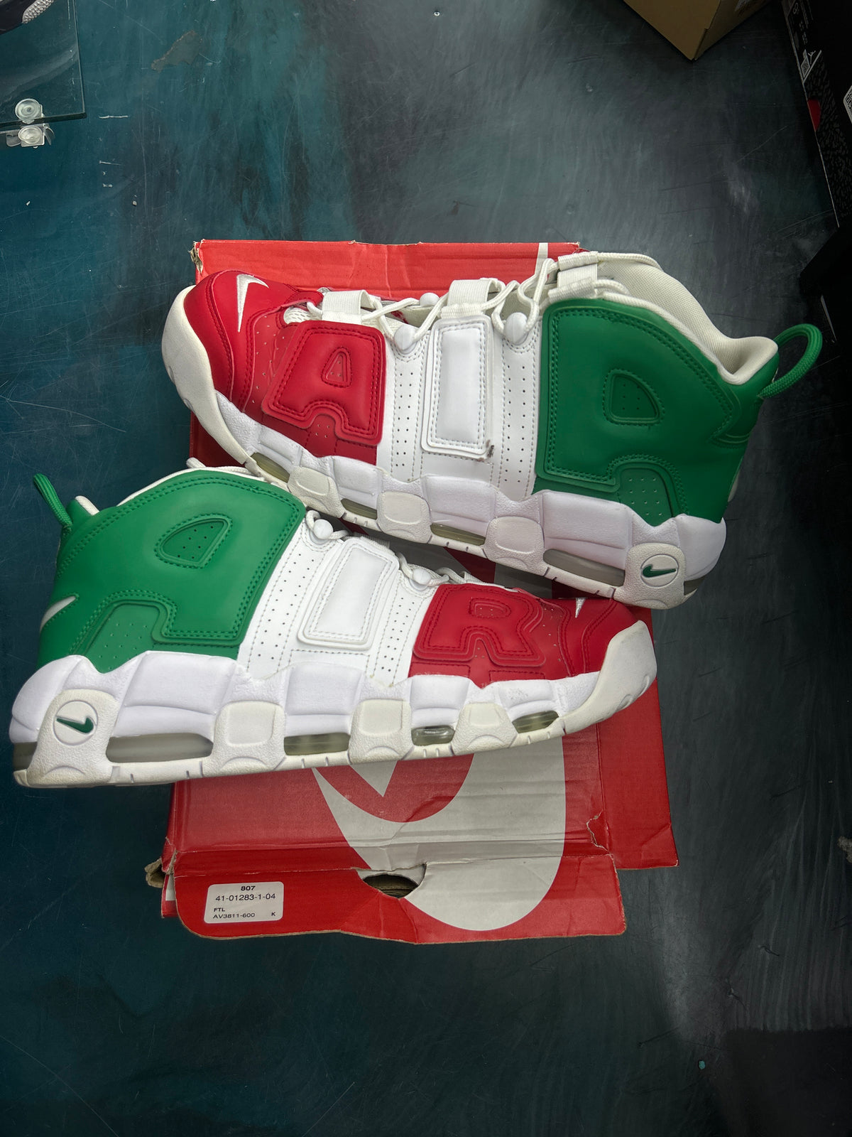 NIKE AIR MORE UPTEMPO 96 ITALY SIZE 13 PRE OWNED