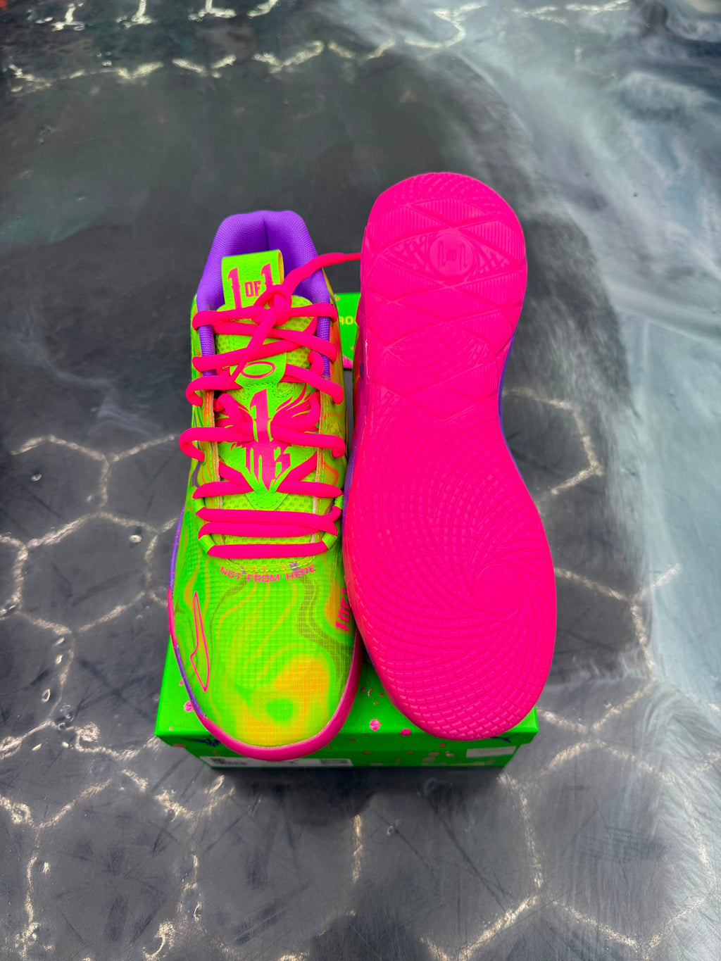 PUMA LA MELO BALL MB.01 INVERSE TOXIC BRAND NEW SIZE 11.5