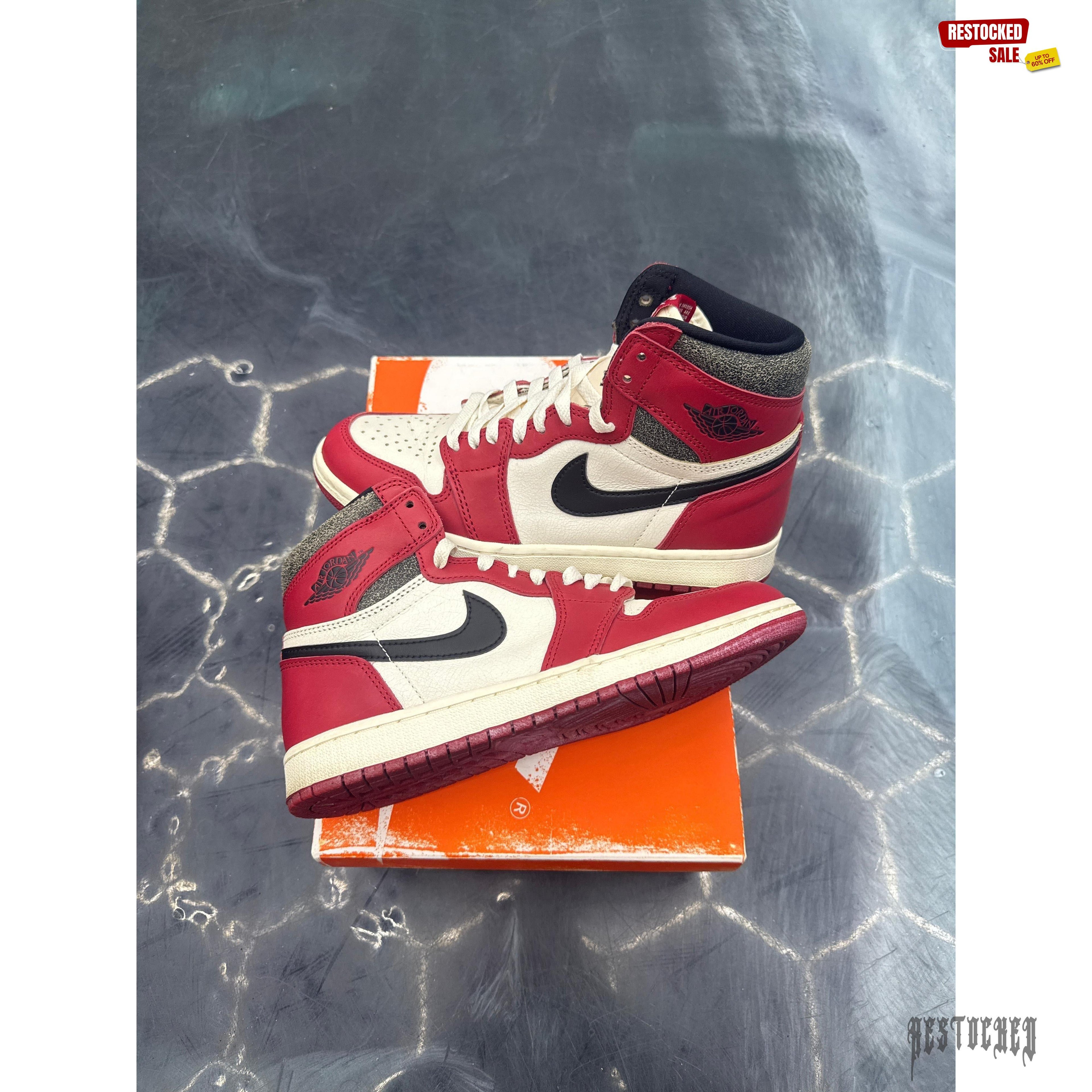 JORDAN 1 RETRO HIGH OG LOST AND FOUND PRE OWNED SIZE 7.5