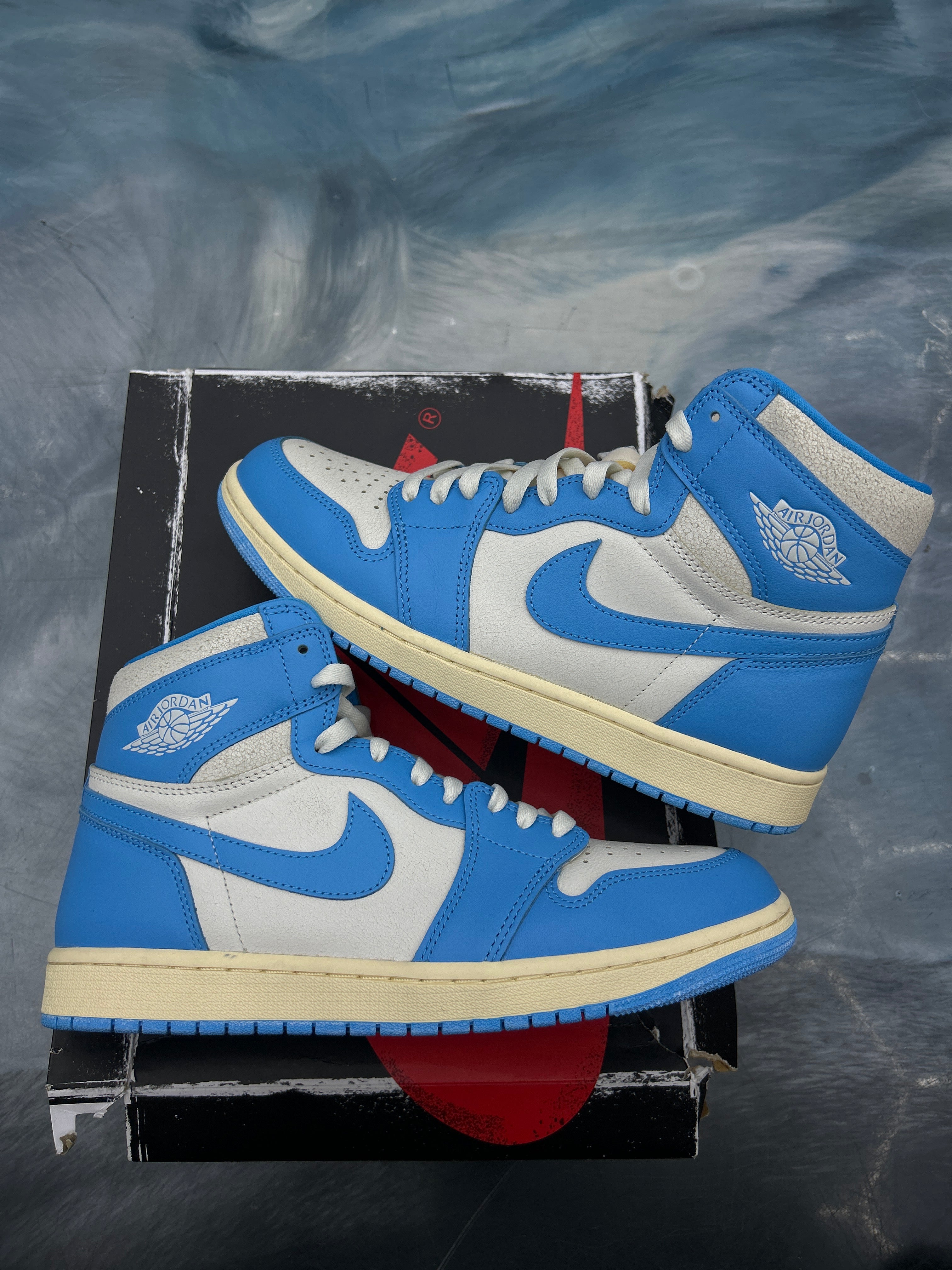 JORDAN 1 RETRO HIGH OG UNC REIMAGINED SIZE 10 PRE OWNED