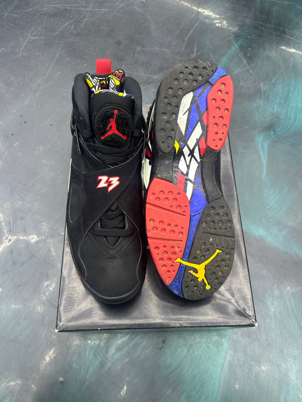 JORDAN 8 RETRO PLAYOFFS PRE OWNED SIZE 9