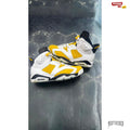 JORDAN 6 RETRO YELLOW OCHRE PRE OWNED SIZE 10 NO BOX
