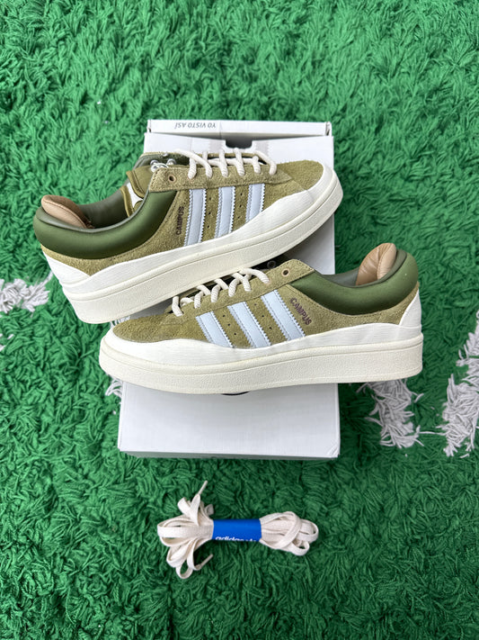 ADIDAS CAMPUS LIGHT BAD BUNNY WILD MOSS PRE-OWNED SIZE 6