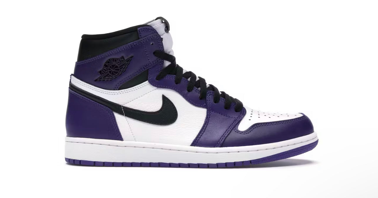 JORDAN 1 RETRO HIGH COURT PURPLE WHITE