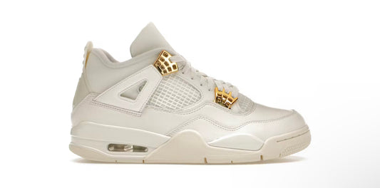 JORDAN 4 RETRO METALLIC GOLD (WOMEN'S)