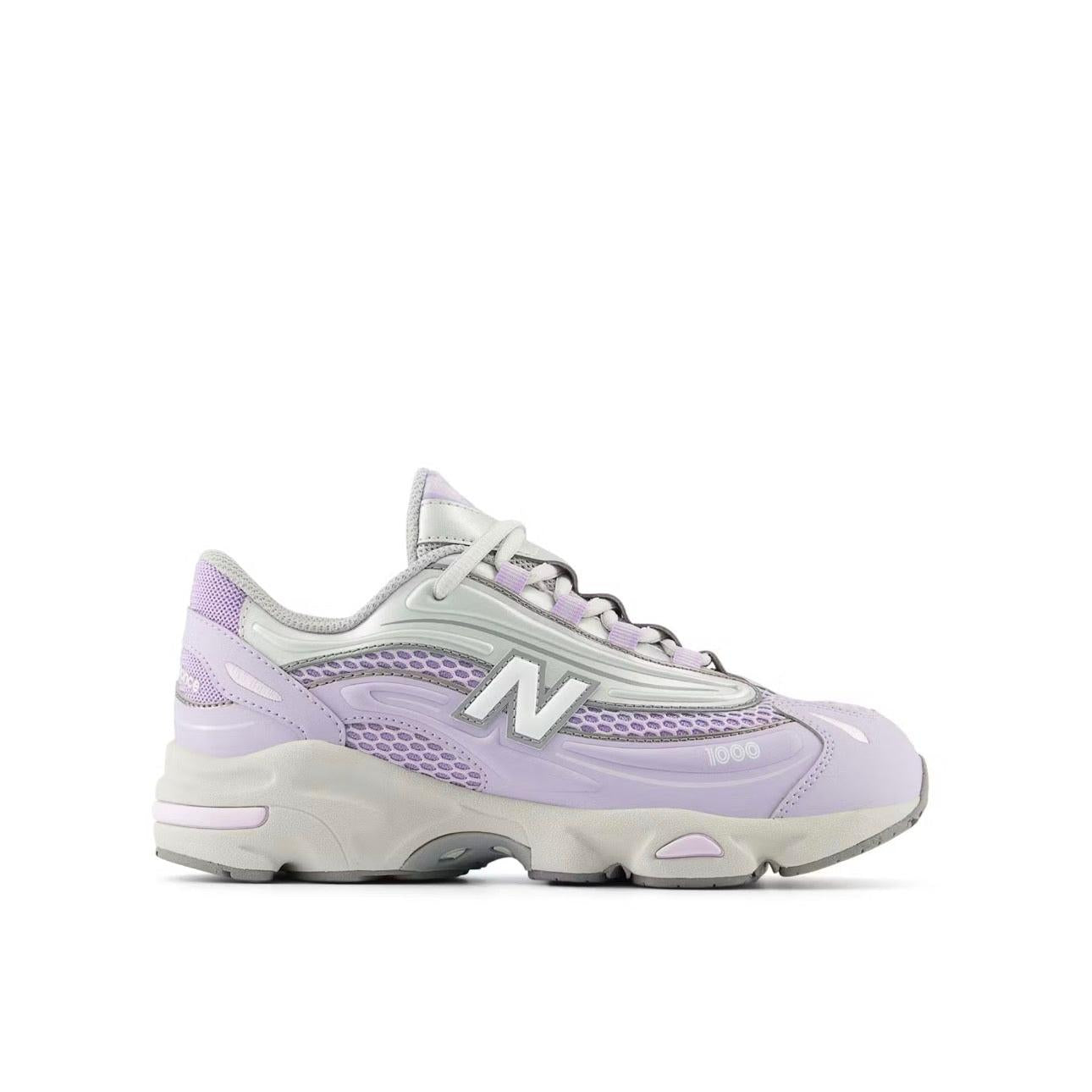 NEW BALANCE 1000 BRIGHT LAVENDER LIGHT SILVER METALIC GS