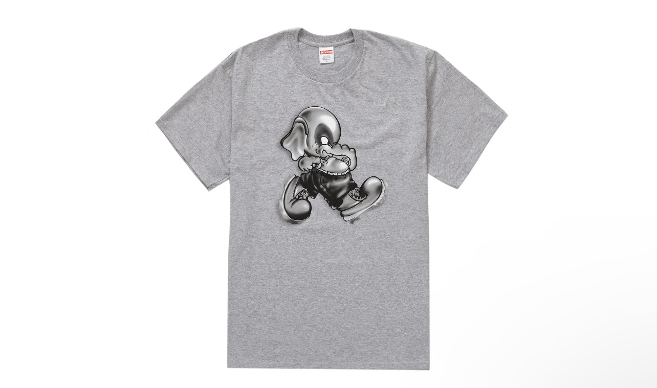 SUPREME ELEPHANT TEE GREY