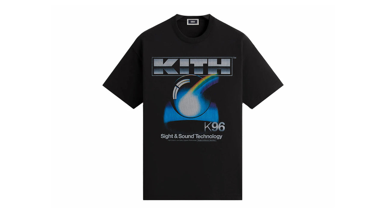 KITH SIGHT AND SOUND 1996 VINTAGE TEE BLACK