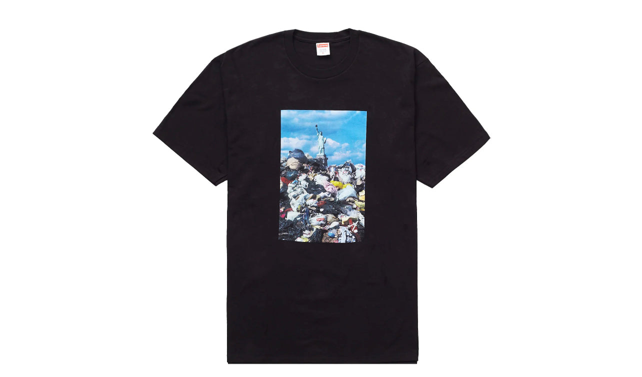 SUPREME TRASH TEE BLACK